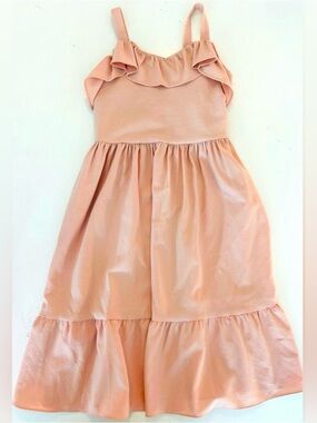 Pippa & Julie Peach Ruffle Strap Summer Dress